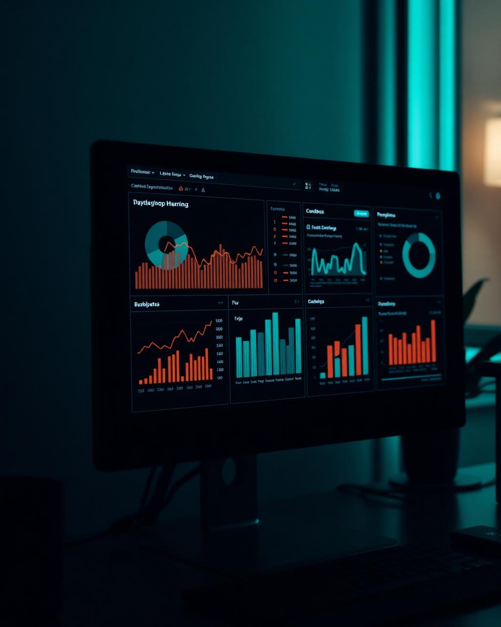 Operations dashboard showing live revenue and pipeline charts